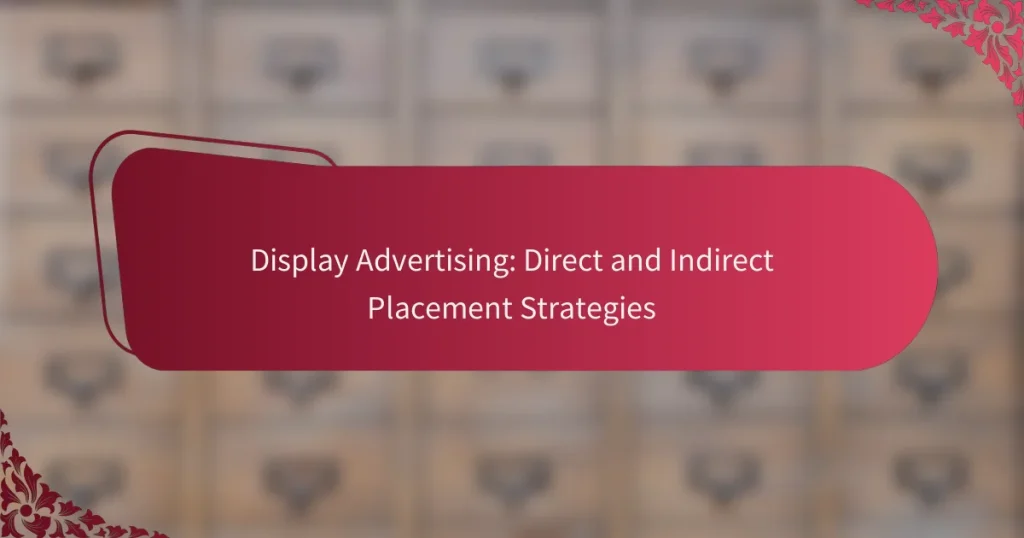 Kuvareklaam: Otsesed ja Kaudsed Paigutusstrateegiad