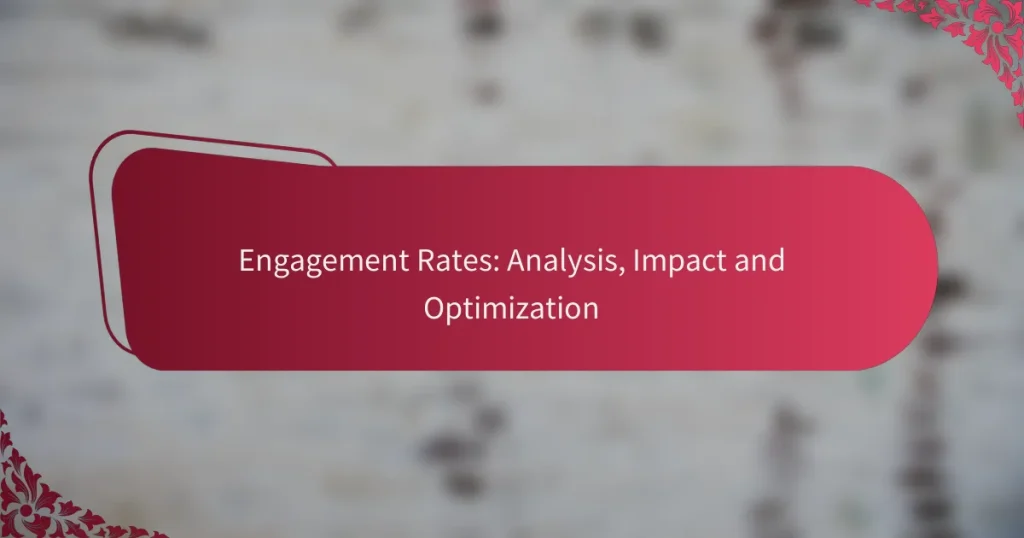 Engagement Rates: Analüüs, Mõju ja Optimeerimine